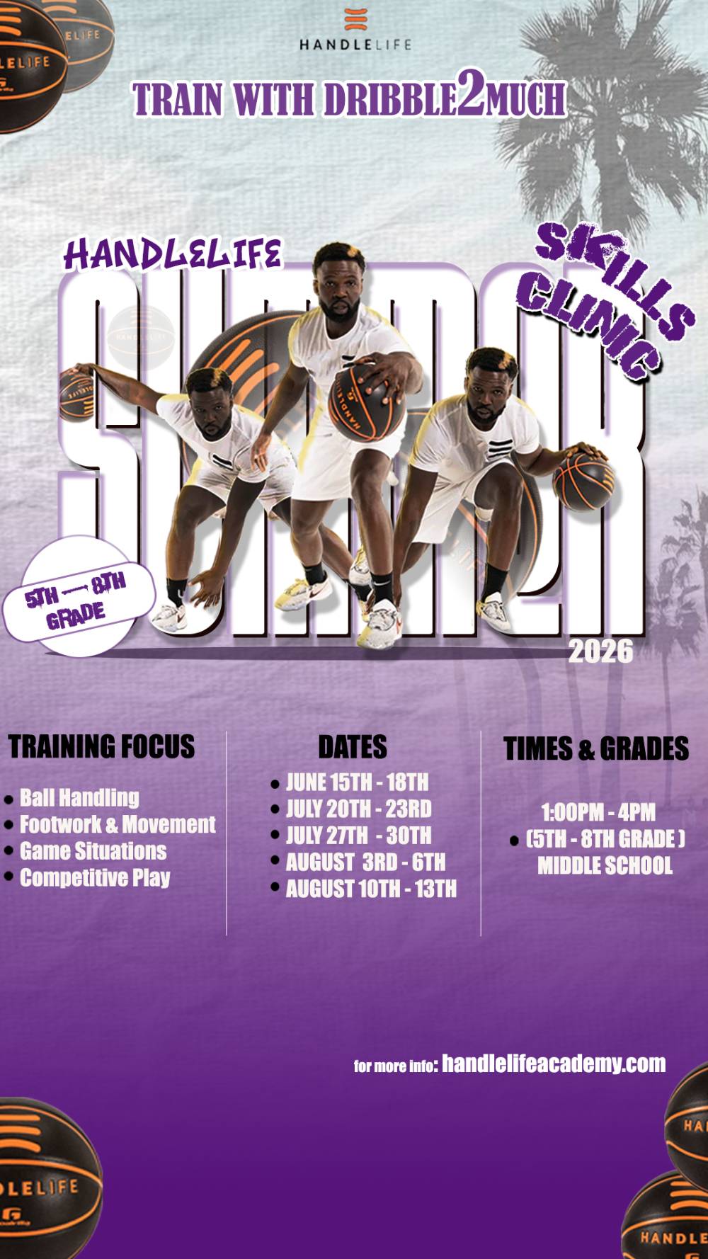 Summer Skills Clinics banner